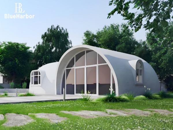Steel Arch Prefab House / Residential Prefabricated Steel Arch Buildings