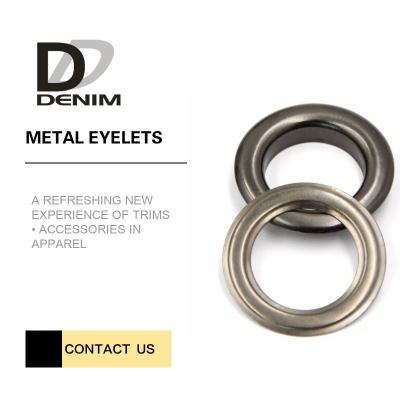 Outdoor Clothing Metal Eyelet Rings Replacement Good Chemical Resistance Large Size