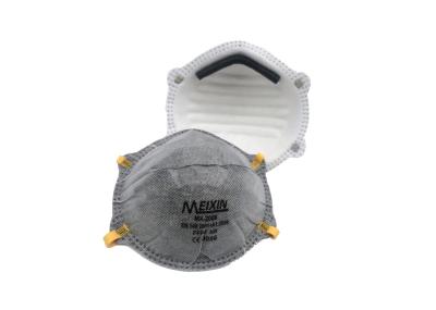 FFP2 Fine Particulate Respirator , Carbon Respirator Mask No Exposed Metal Components