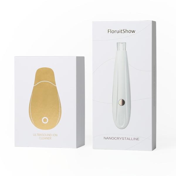 Custom Paper Beauty Instrument Packaging Box with Form Insert on Grey Board