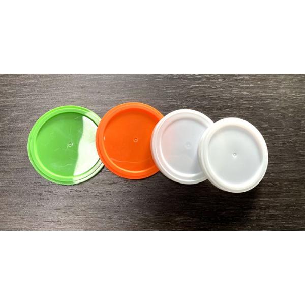 PP Plastic Lid For Dog Food Can / Size 211 Plastic Lids For Dog Food Tins