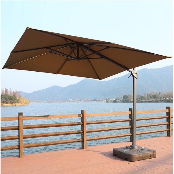 Custom Advertising Garden Umbrella with 70-150cm Arc Radius and Beach Parasol Stand