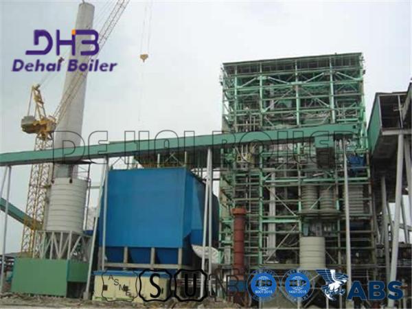 Biomass CFB Boiler , Fluid Bed Furnace Environmental Friendly Coal Combustion