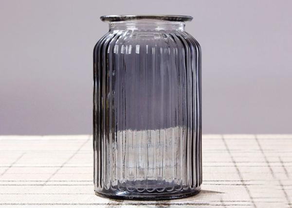 Vasos de vidro decorativos do casamento/característica elegante de vidro dos vasos de flor