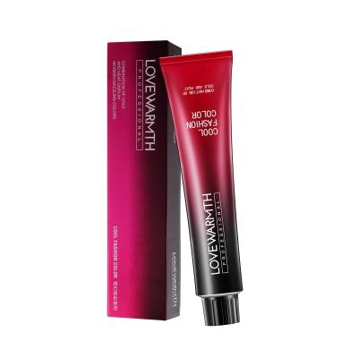 100ML Low Ammonia Permanent Hair Color Cream For Professional Salon 100% Gray Coverage