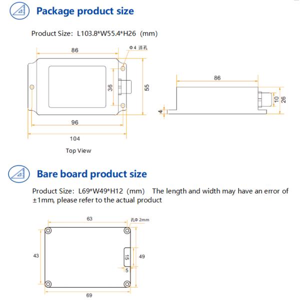 BW-VG220 Low Cost MEMS Voltage Dynamic Inclinometer Tiltmeter 0-5V / 0-10V Optional