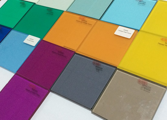 Beautiful Colored Laminated Glass , Architectural Decorative Glass For Building Glass