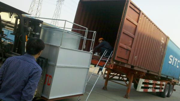 NH3 R717 Evaporative Cooled Condenser , Ice Plant Condenser Long Lifespan