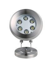luz do ponto do diodo emissor de luz 6W com trabalho de aço inoxidável ajustável do suporte do ângulo na associação