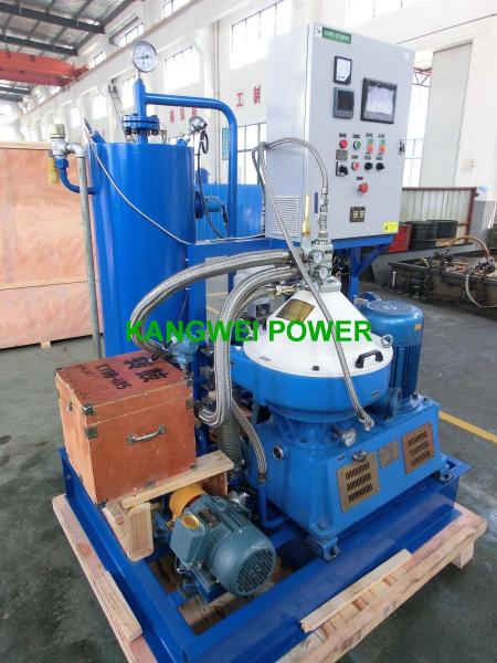 2000-10000 L/H MDO Power Plant Fuel Oil Purifier System , Oil Filtration Equipment