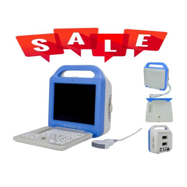 12 Inch Screen Black / White Ultrasound Scanner Gray Scales 256 For Horse