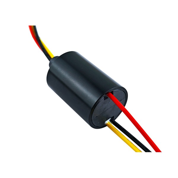 3-channel 5A capsule slip ring with outer diameter 22mm for security and consumer electronics