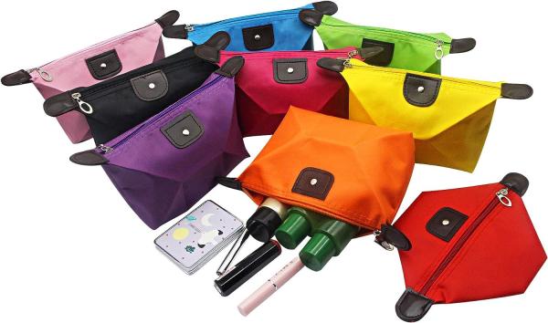 Makeup Bag Pouch Waterproof Cosmetic Storage Bags,with Zipper Travel Toiletry Organizer Packing Bag Access
