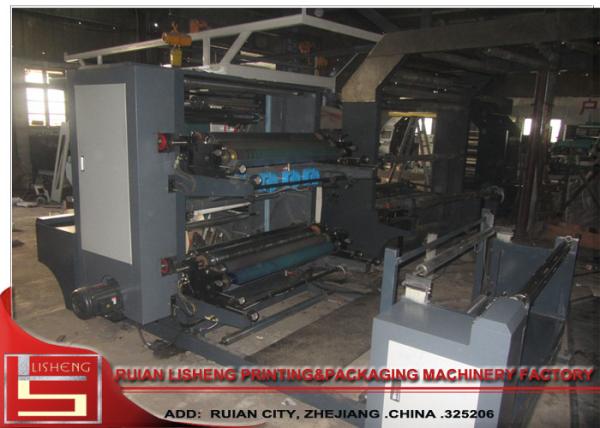 2 Color Plastic Bag / Plastic Film Packing Flexographic Printing Machine , long life