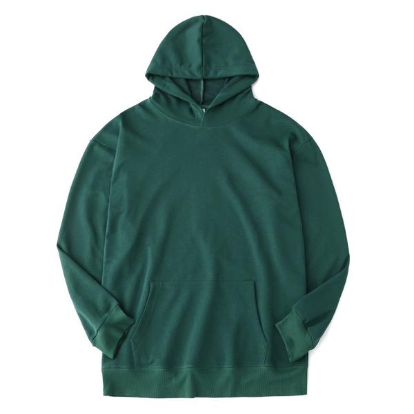 Fleece Cotton Polyester Mens Oversized Pullover Hoodie Ribbon Bottom Multi Color