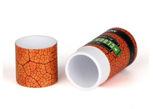 Multicolored Embossing Cosmetic Paper Packaging Tube For Essential Oils