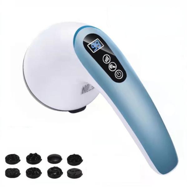 Handheld Body Anti Cellulite Massager Electric Heating Vibration Body Massage Hammer