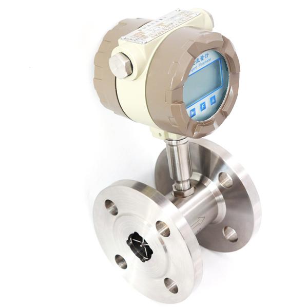 Diesel Fuel Oil WNK Digital Flow Meter , Liquid Turbine Flow Meter