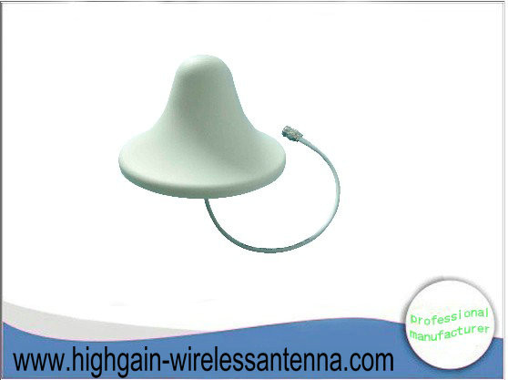 White Indoor Omni-directional Ceiling Mount 2.4GHZ WIFI Antenna 3 dBi 2400 - 2483 MHz
