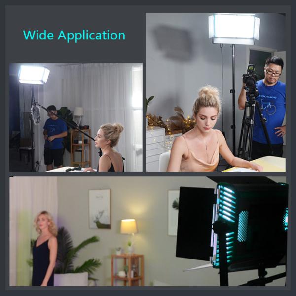 3200K-5500K 100W bicolor con el tiroteo de la entrevista de la película de 10 efectos llevó fotografía de las luces del estudio del LED