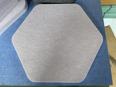 PET Felt Wall hexagonal acoustic panels In Various Colors