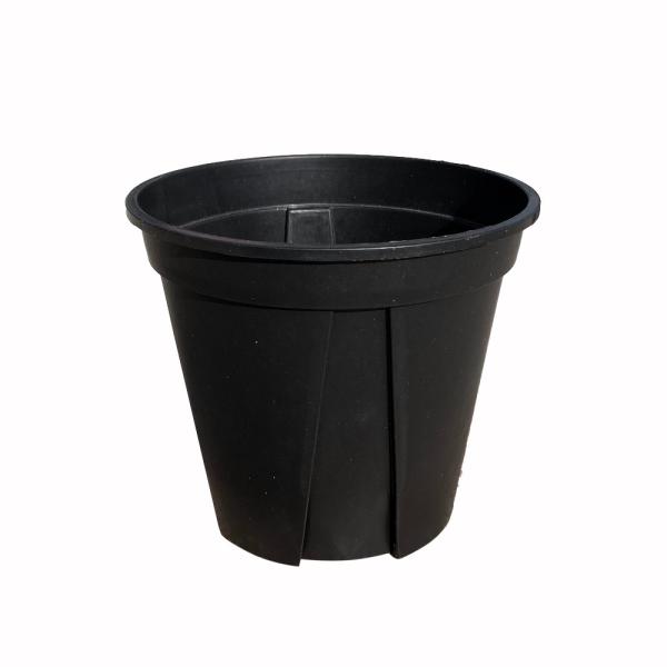 Por mayor 2.5L Negro Jardín plástico de la guardería de galón de la maceta de galón de espesor Bonsai poda hecha de PP / HDPE