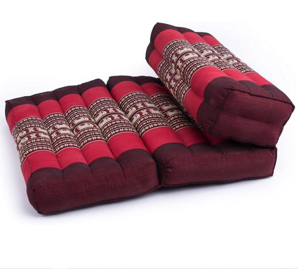 Red Pain Relief 100% Kapok Foldable Srf  Online Meditation Cushion