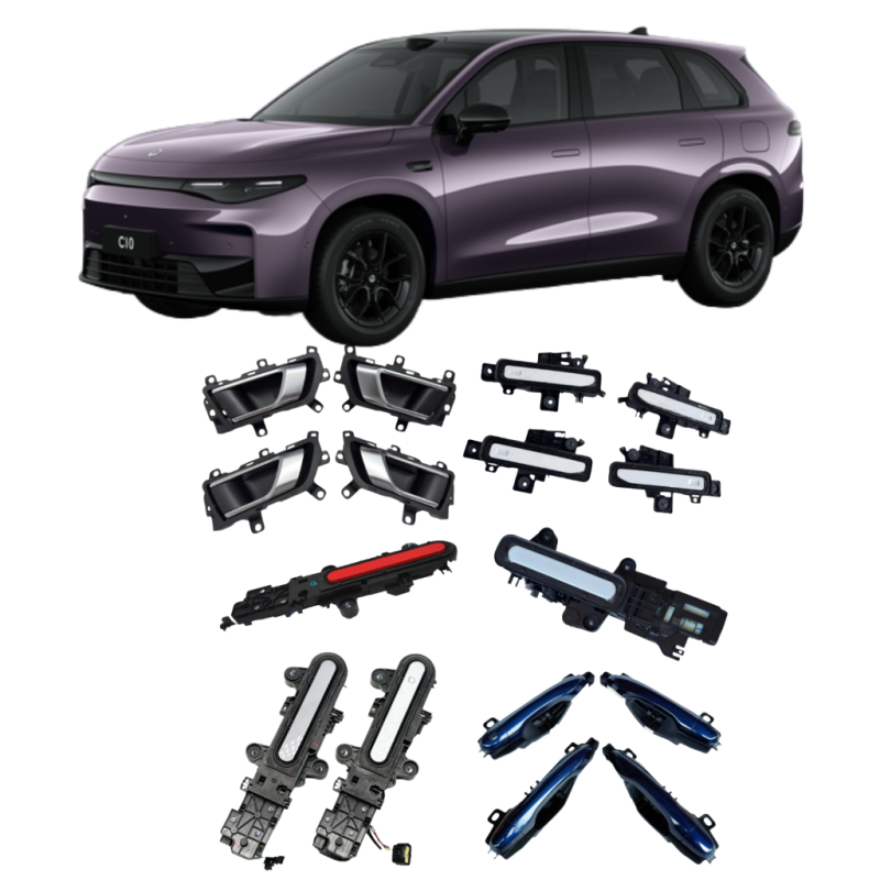 Hidden Electric Outer Door Pull Handle Opener Exterior Grip Plastic Painted Leapmotor T03 Accessories C11 B10 C10 C16 Car