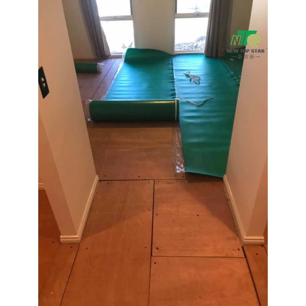 Green Eco Friendly Underlay 2mm 33kg/m3 Laminate Moisture Proof Underlay With PE Film