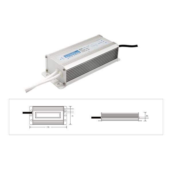 Strips Light 4.15A Waterproof LED Power Supply 12V 100W For Outdoor