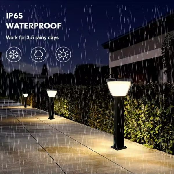Motion Sensor Solar LED Garden Lights Dusk to Dawn Weatherproof Yard Lawn Lights