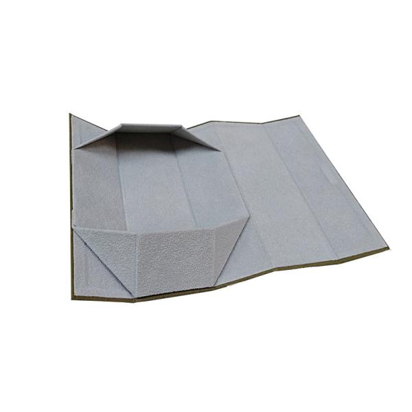 Recycle Material Washed Kraft Paper Folding Sun Glasses Case Box Packaging