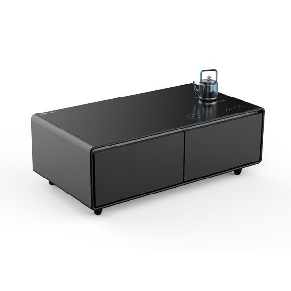 NO Folded Smart Coffee Table with Boiling Kettle and Fridge Drawers Mordern Furniture