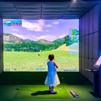500kg Simulador de Golf de Capacidade Máxima para Indoor Driving Range Sistema Coreano