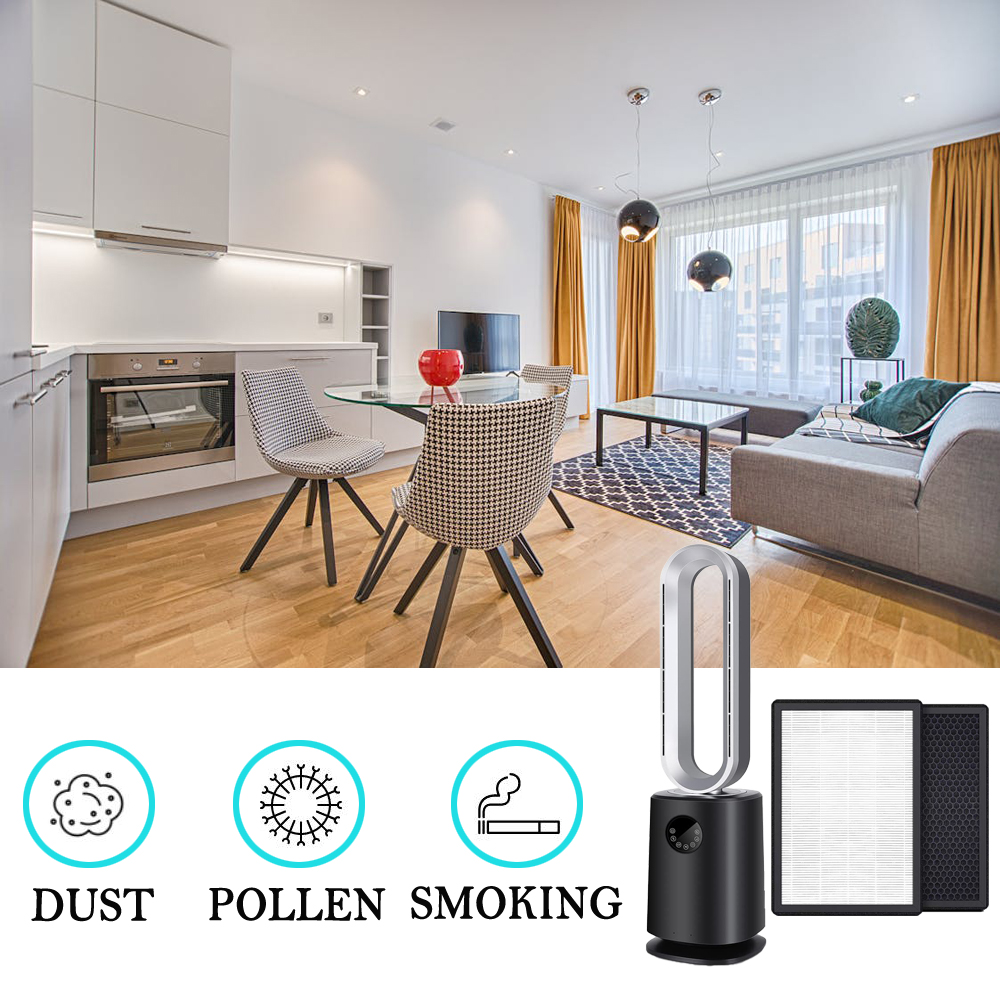 H13+PP Honeycomb Air Purifier Replacement Filter with Carbon Column for Smoke Capture and Odor Removal