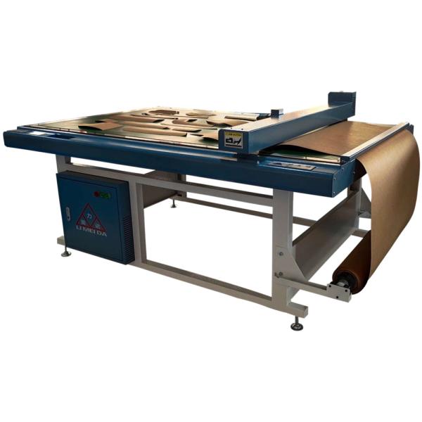 1200 мм/с Плоская машинка для резки чернилами для белой бумажной карты Kraft