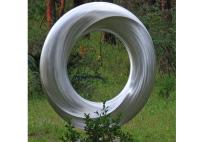 Jardim Ring Sculpture With Regular Size de aço inoxidável 150 do metal alto