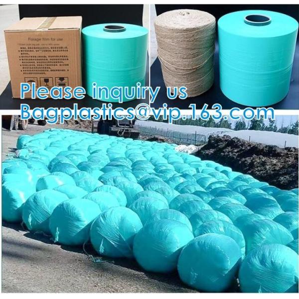 UV Resistant Preserve Silage, Hay, Maize Protection Wrap Film Agriculture Grass Bale Pack Silage Stretch Film
