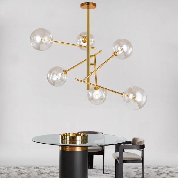 Branch Geometric Line Glass Pendant Light Kitchen Island Dining Loft Decoration