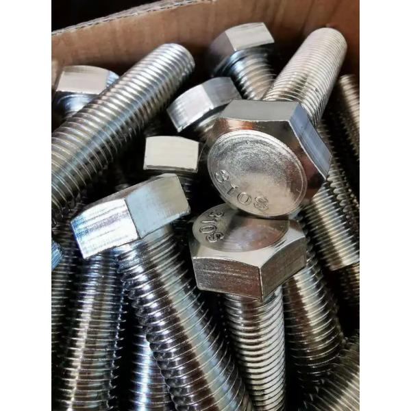 M10x125mm Stainless Steel Bolt Washer And Nut 310S 304 316 Flat Head Hexagon Bolt