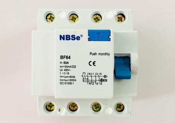 dispositivo residual do circuito atual de 63A 30mA, série do interruptor BF60 de RCCB