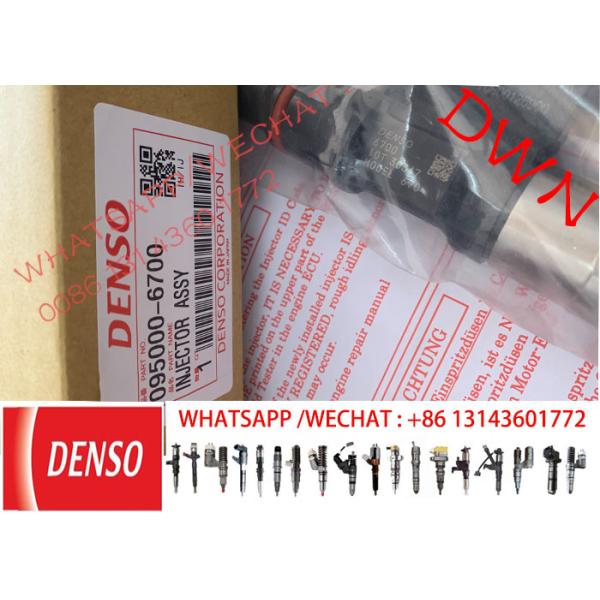 GENUINE original DENSO Injector 095000-6700 095000-6701 for HOWO heavy truck R61540080017A