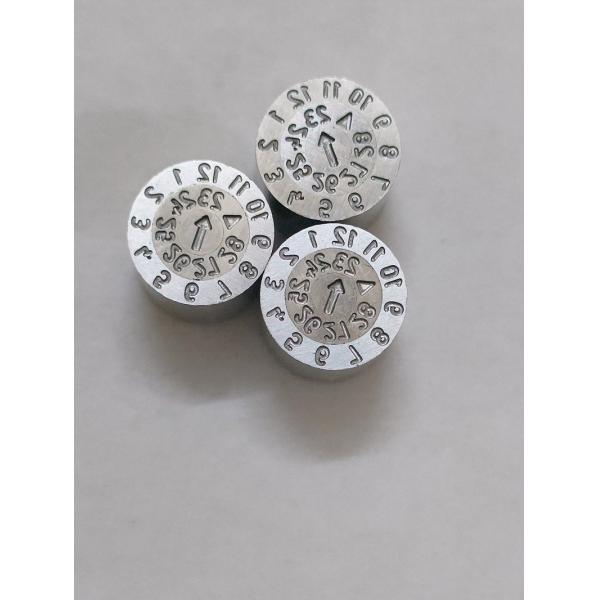 Adjustable Replaceable Stainless Steel SUS 420 Date Stamp for Plastic Injection Mould