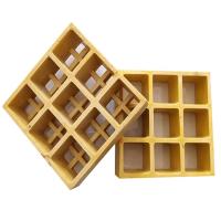 50.7x50.7mm Pure Resin Frp Industrial Steel Grating