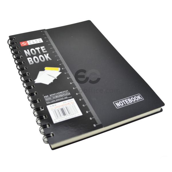 Custom Branding A5 Size Paper Cover Spiral Notebooks With Pens