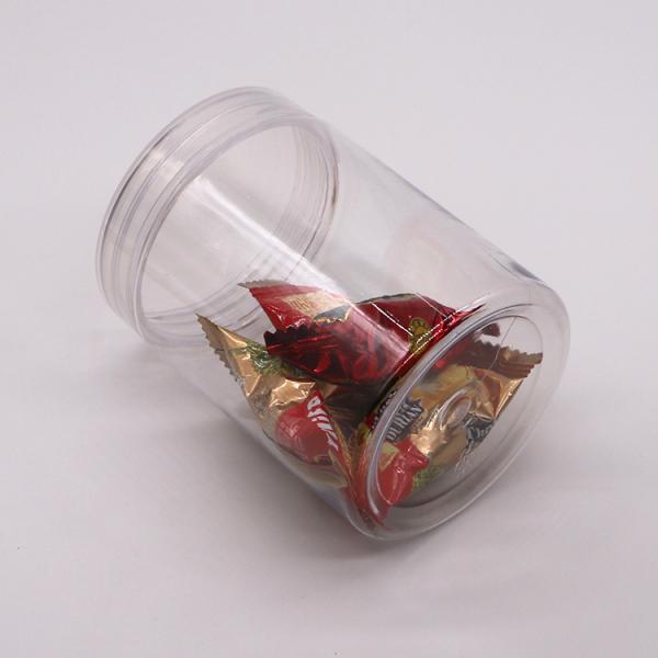 300cc ПЭТ широтные пластиковые бутылки для хранения пищи с алюминиевой крышкой для вкусных закусок