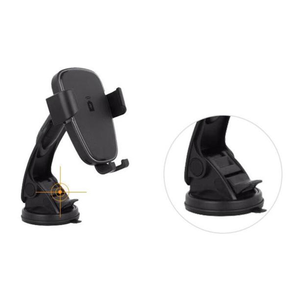 2018 Shenzhen 10W fast charger with holder qi standard usb cell phone wireless car charger for Samsung IPhone