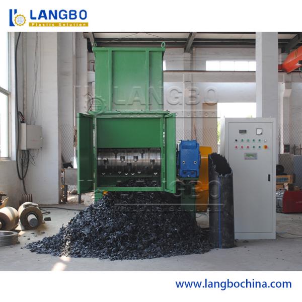 More Power Plastic Shredder Machine With Full Automatic Operation And 500KG/H Capacity
