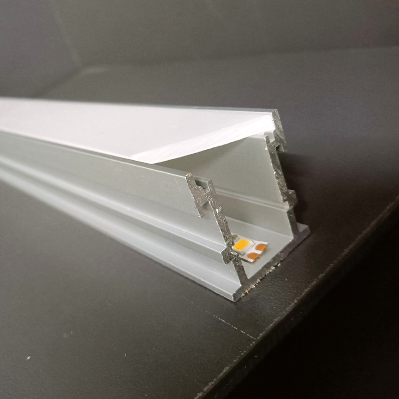 Recessed LED Profile with 6063-T5 Aluminum Alloy and Anodized Surface for Inground Installation
