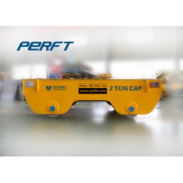 Yellow Motorized Coil Transfer Car For Rolling Plant Galvanized Steel